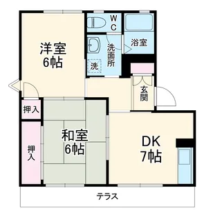 マノワール白山【1階】の間取り