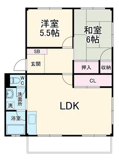 丸宗コーポA【1-D号室】の間取り