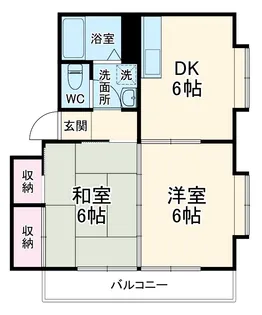 札木ハイム【S22号室】の間取り