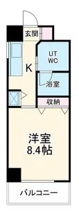 HERBE入船【7階】の間取り