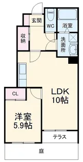 ポモドーロ【1階】の間取り
