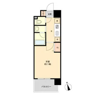 高畑レジデンス【4階】の間取り