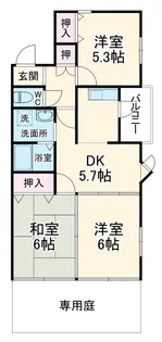 ルートカメリア【1階】の間取り