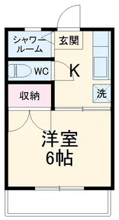 コーポ橋羽【3階】の間取り