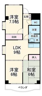 ソシエ2002【303号室】の間取り