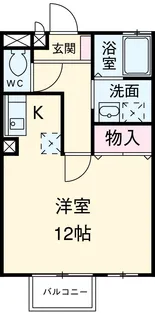 エス・ブロード【203号室】の間取り