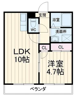 リジェール21【308号室】の間取り