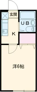 メゾン三軒茶屋Ⅱ【102号室】の間取り