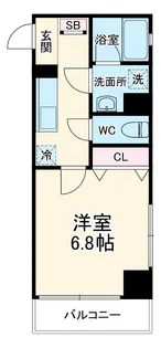 ベルウッド【4階】の間取り