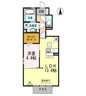 アイニティ【1階】の間取り