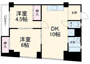 長井ビル【4階】の間取り