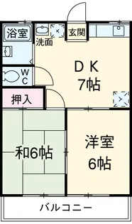 メドゥーサA【201号室】の間取り