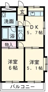 フィリップマーロウ【2階】の間取り