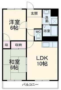 ヴィーブル宮の森 北棟【2階】の間取り