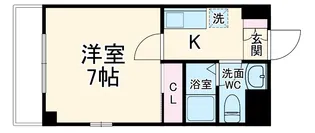 MZA Takebashi【3C号室】の間取り