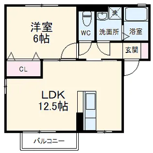 フォルテ神領【202号室】の間取り