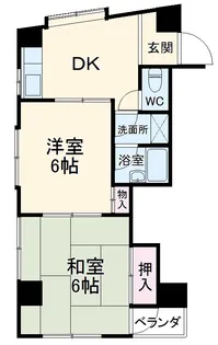 メゾン木村【402号室】の間取り