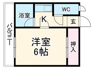 フォーブル藤井【1階】の間取り