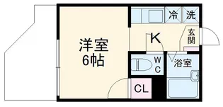 メゾン山王【2階】の間取り