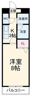ブランシュピア味美【203号室】の間取り