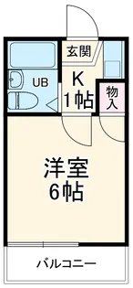 フローラル岐阜【103号室】の間取り