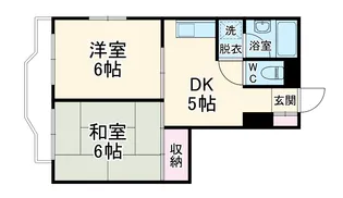 アーバンレジデンス【107号室】の間取り