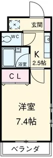 プロシード太閤通【605号室】の間取り