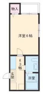 ツェルニー【102号室】の間取り