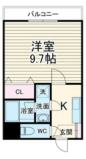 テンズ【1-A号室】の間取り