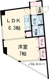 アルファウェスト【3階】の間取り