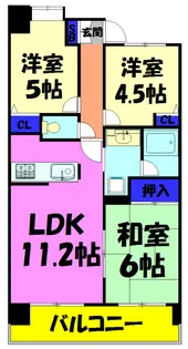 ラ・フォレ21【5階】の間取り