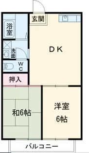 パークハイツ湘南台 Ⅰ【202号室】の間取り