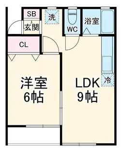 コーポ渋谷【2階】の間取り
