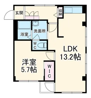 サンライト湘南【201号室】の間取り