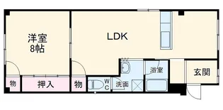 シンエイⅡ【105号室】の間取り
