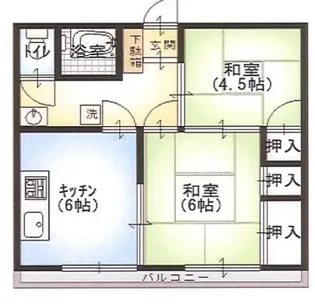 杉本マンション【3階】の間取り