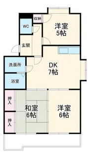 エクセル寄京【3階】の間取り