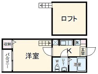 グッドウッド荒江【2階】の間取り