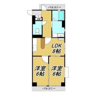 アーク岩塚【1階】の間取り