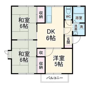 ハイム藤友 A【2階】の間取り