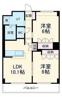ふぁみーるA【2階】の間取り