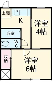 東海荘【1階】の間取り