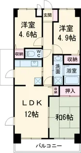 エル・メゾン【6階】の間取り