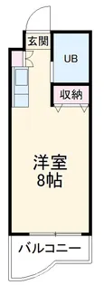 ジョイフル藤ヶ丘 【201号室】の間取り