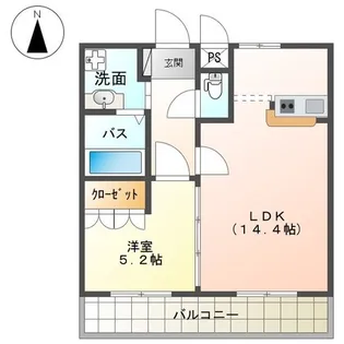 フォーマルハウト【2階】の間取り