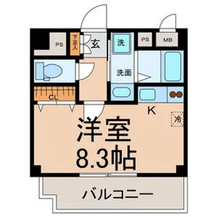 荒畑ハイツ【2階】の間取り