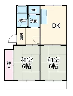 ハイツ神田【B-3号室】の間取り