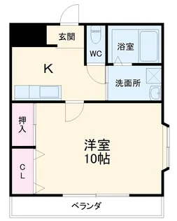 BRIDGE DAIMON【201号室】の間取り