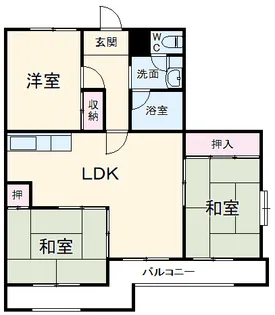ライブラボ【201号室】の間取り