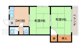 塚田ハイツ【106号室】の間取り